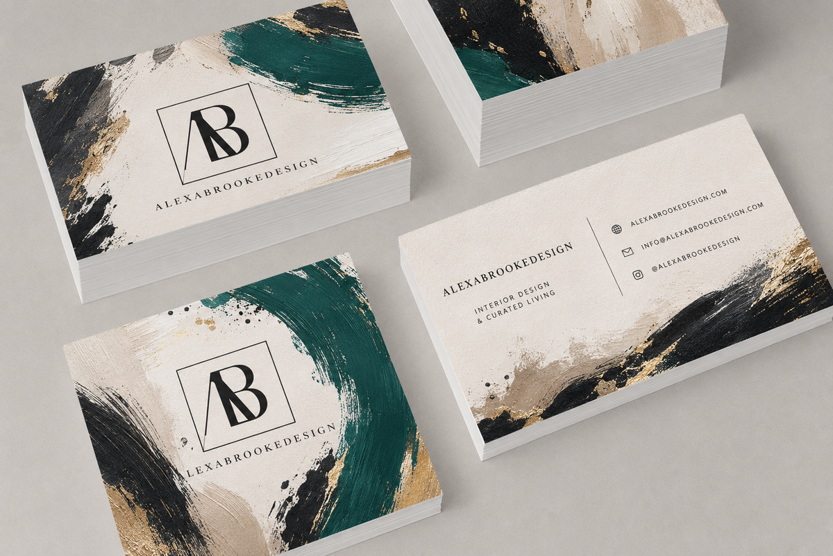 Alexa Brooke Design Business Card