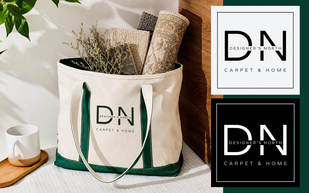 Designer's North Carpet & Home Logo Identity