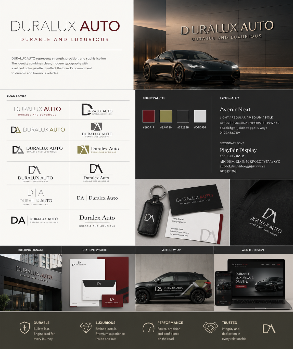 DuraLux Auto Luxury Automotive Brand System