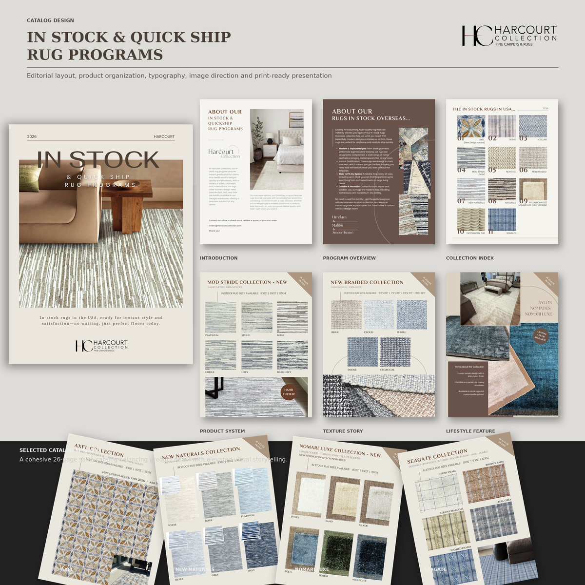 Harcourt Collection In-Stock & Quick Ship Catalog