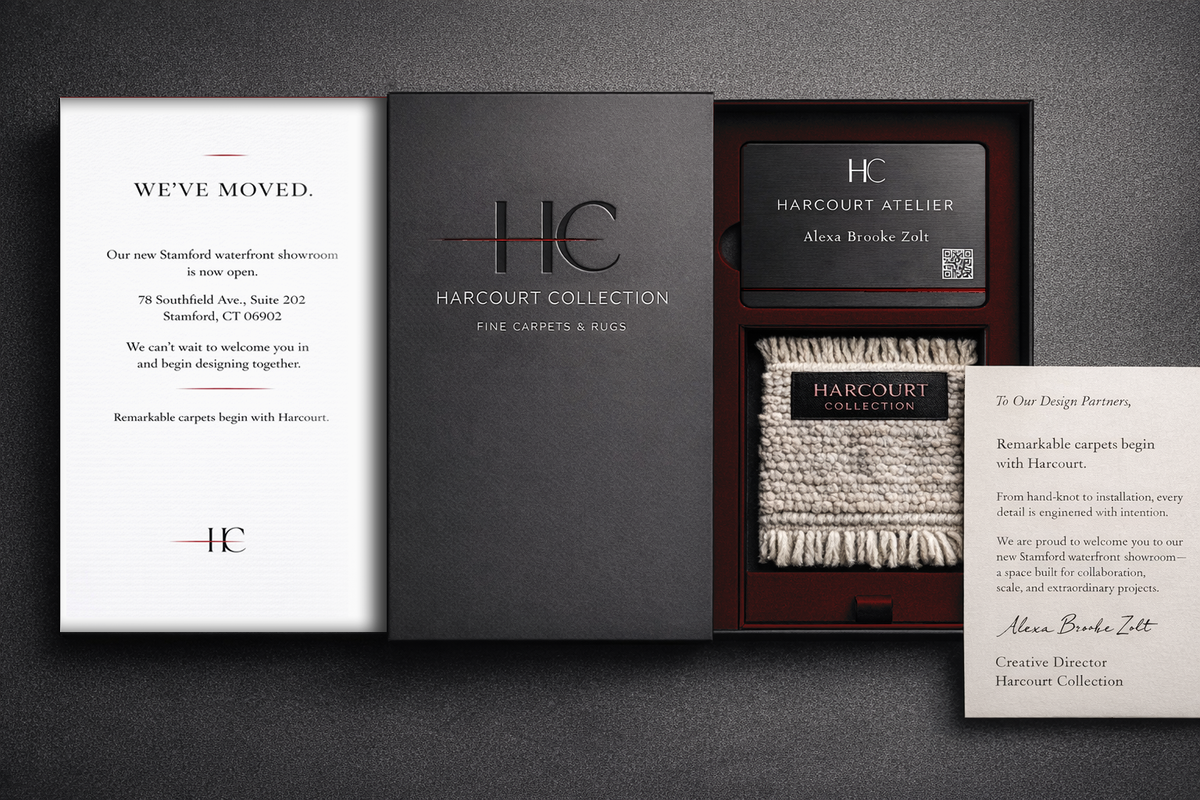 Harcourt Collection Sample Kit Brand Collateral