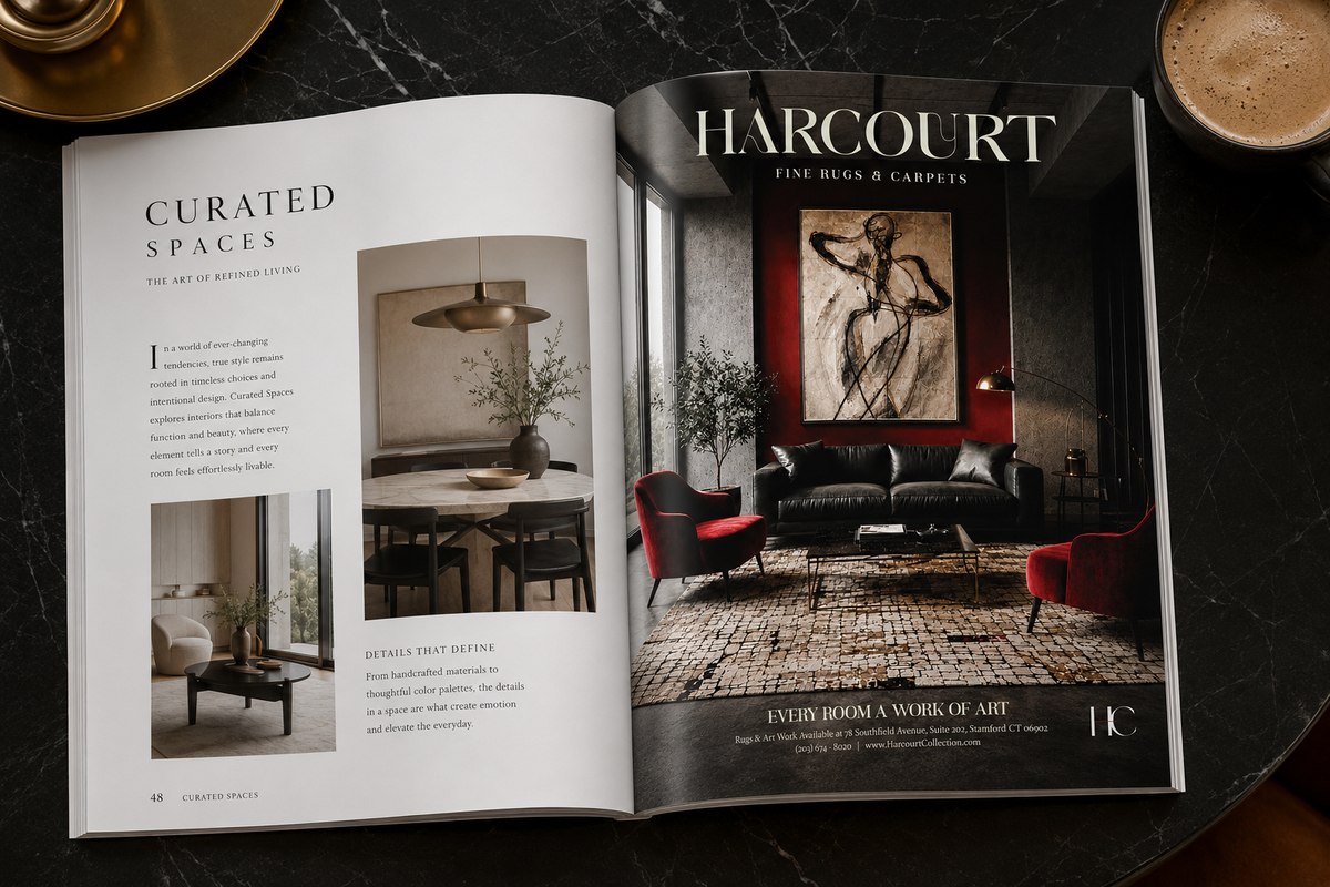 Harcourt Collection Connecticut Design Guide Editorial Spread