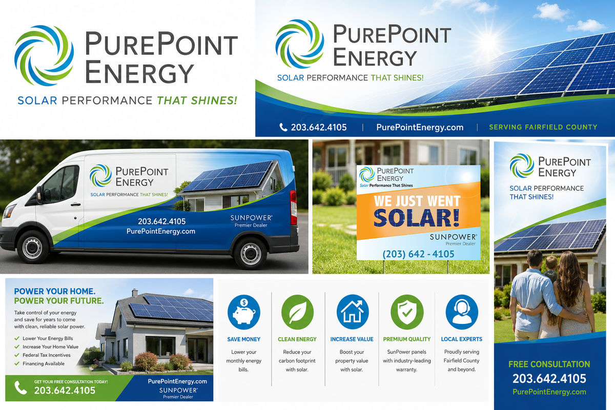 PurePoint Energy Van & Web Branding