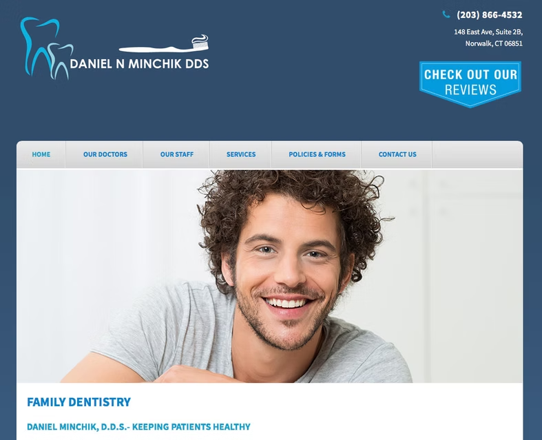 Logo on Web for Dental