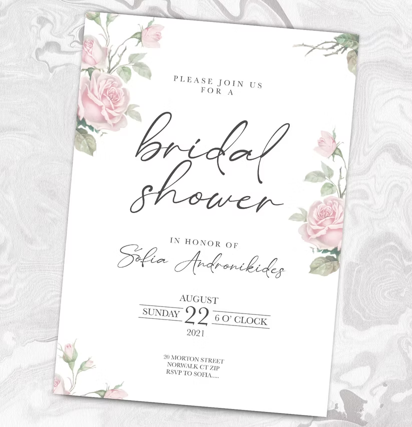 Bridal Shower Card