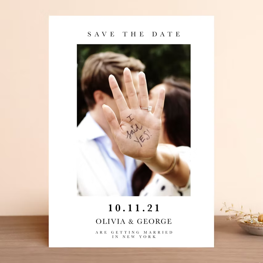 Save the Date Card