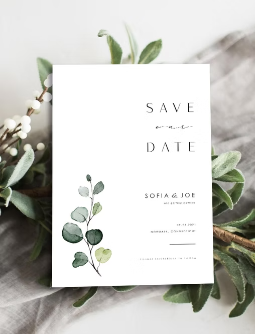 Save the Date Card