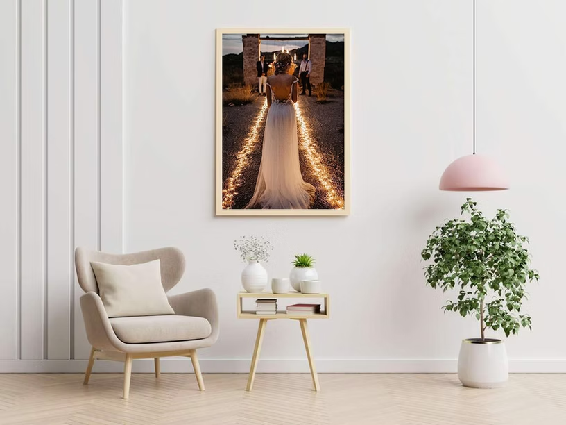 Wedding Picture on Canvas/poster