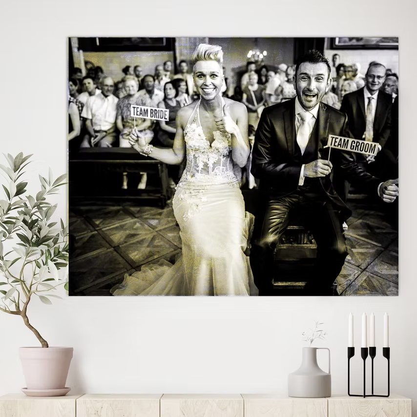 Wedding Picture on Canvas