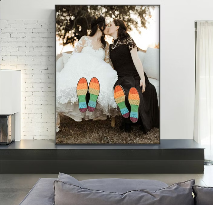 Wedding Picture on Canvas/poster