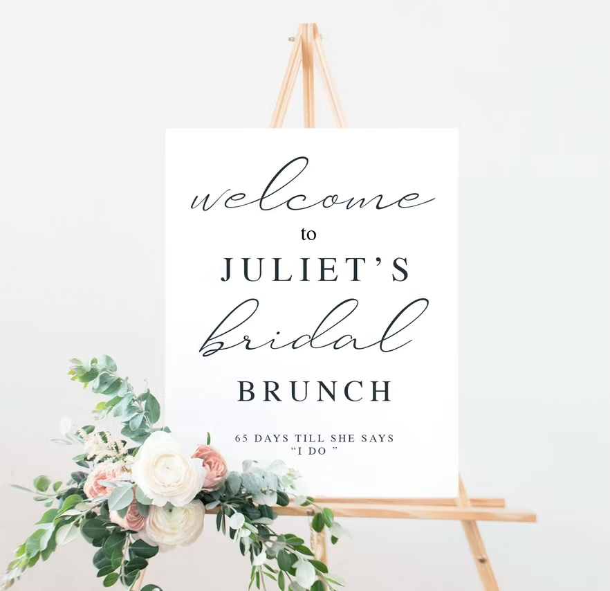 Bridal Brunch Poster