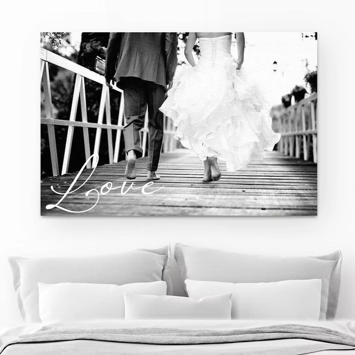 Wedding Picture on Canvas