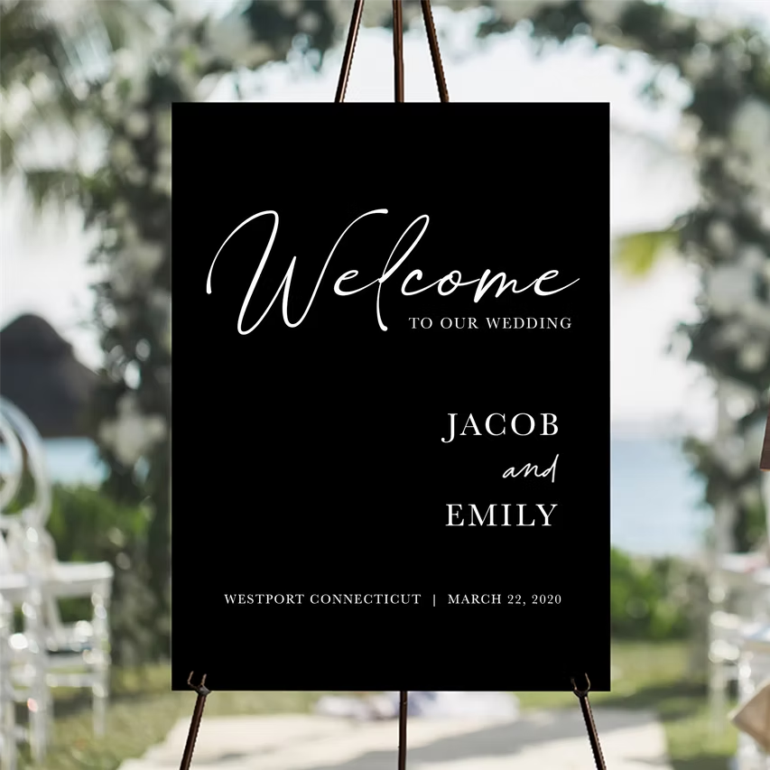 Welcome Wedding Poster